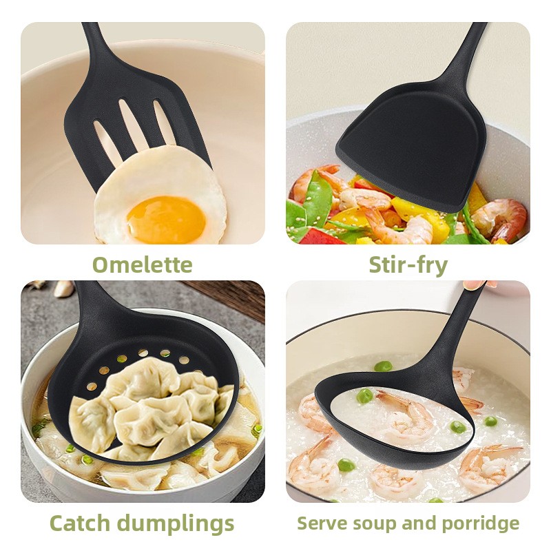 Home Cooking In Chinese - Espátula de Silicone para Wok Chinês,