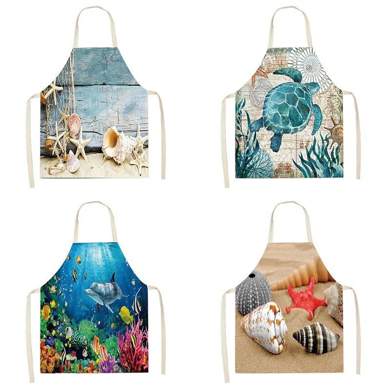 Home Cooking In Chinese - Avental de pintura de paisagem de