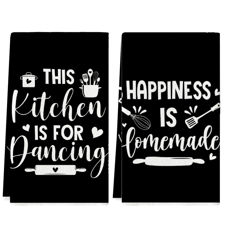 Home Cooking On - Conjunto de 2 Toalhas de Cozinha