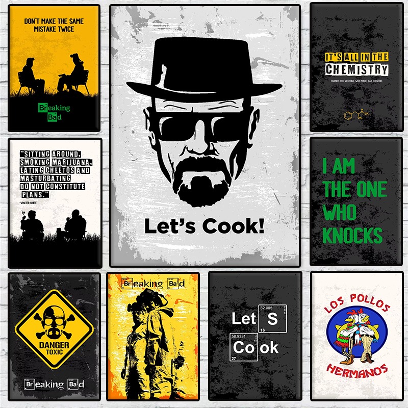 Home Cooking Shows - Pôster Clássico da Série Breaking Bad