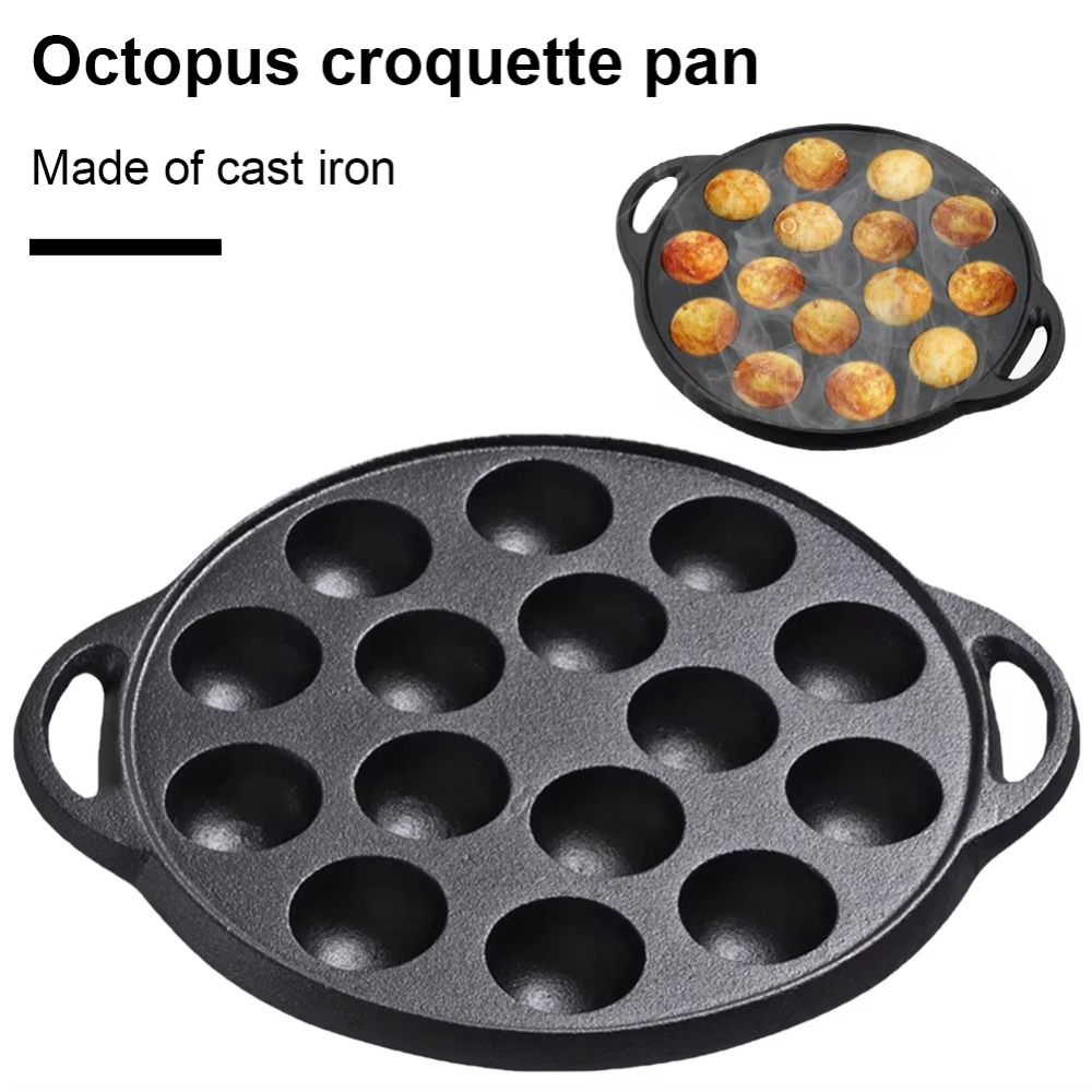 Panela Profissional de Ferro F - Takoyaki Pan Cast avaliação e preço