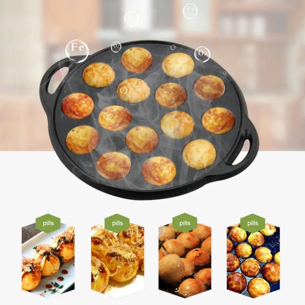 Panela Profissional de Ferro F - Takoyaki Pan Cast avaliação e preço
