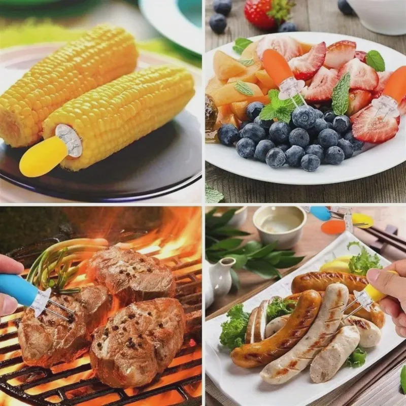 1 Par de Suportes para Milho,  - Home Cooking On avaliação e preço