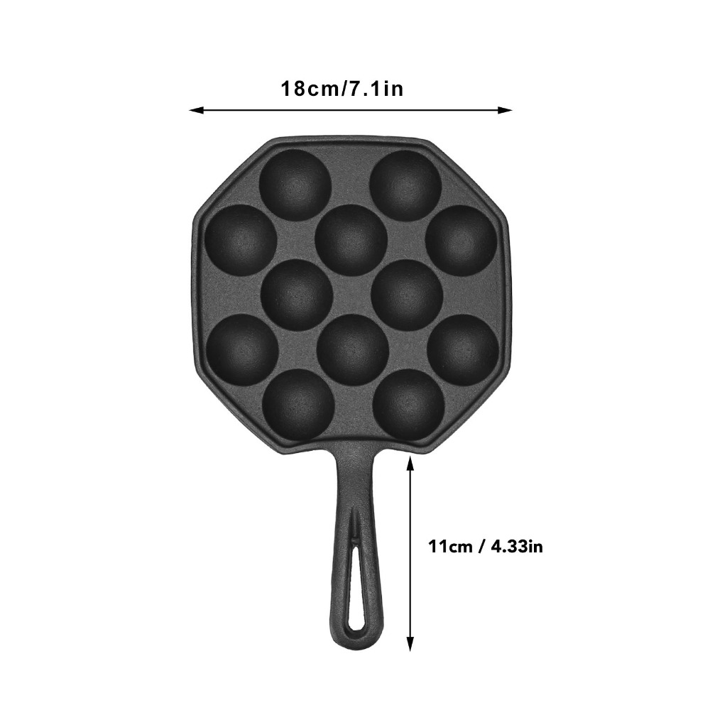 Panela de Ferro Fundido para F - Takoyaki Pan Cast avaliação e preço