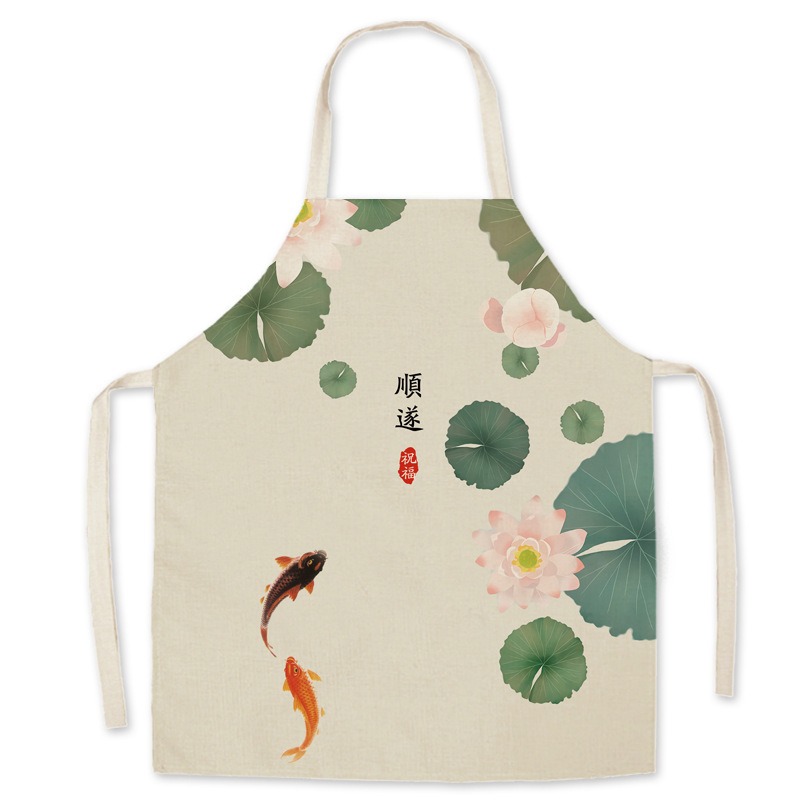 Avental de Linho Estilo Chinês - Home Cooking In Chinese avaliação e preço