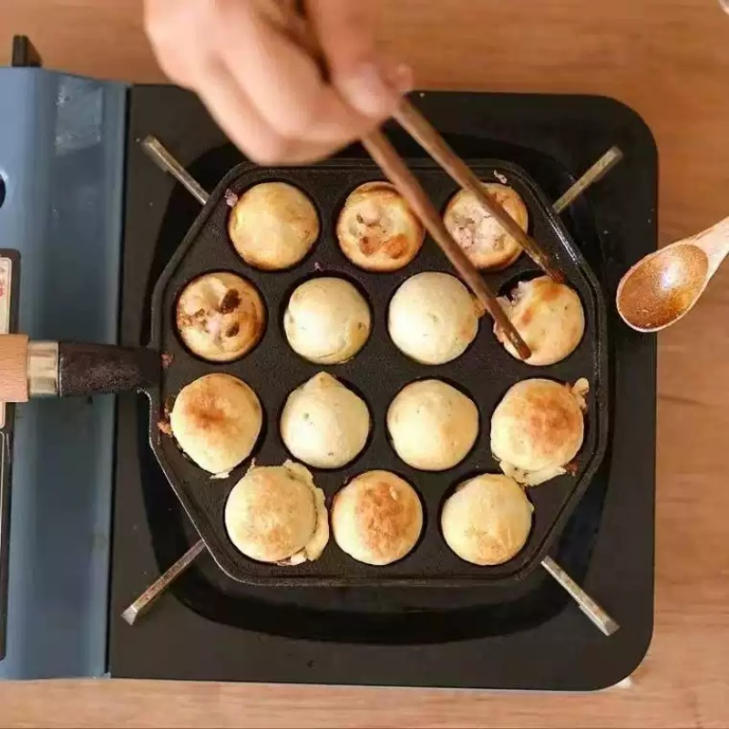 Panela de Ferro Fundido Antiad - Takoyaki Pan Cast avaliação e preço
