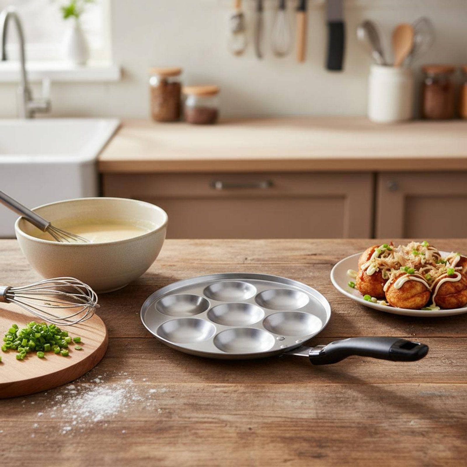 Panela Takoyaki Fácil de Limpa - Takoyaki Pan Cast avaliação e preço