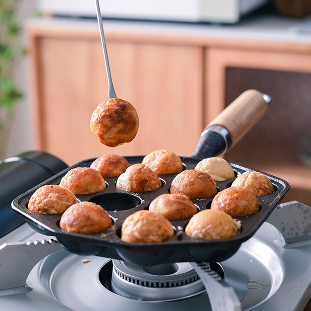 Forma de Takoyaki em Ferro Fun - Takoyaki Pan Cast avaliação e preço